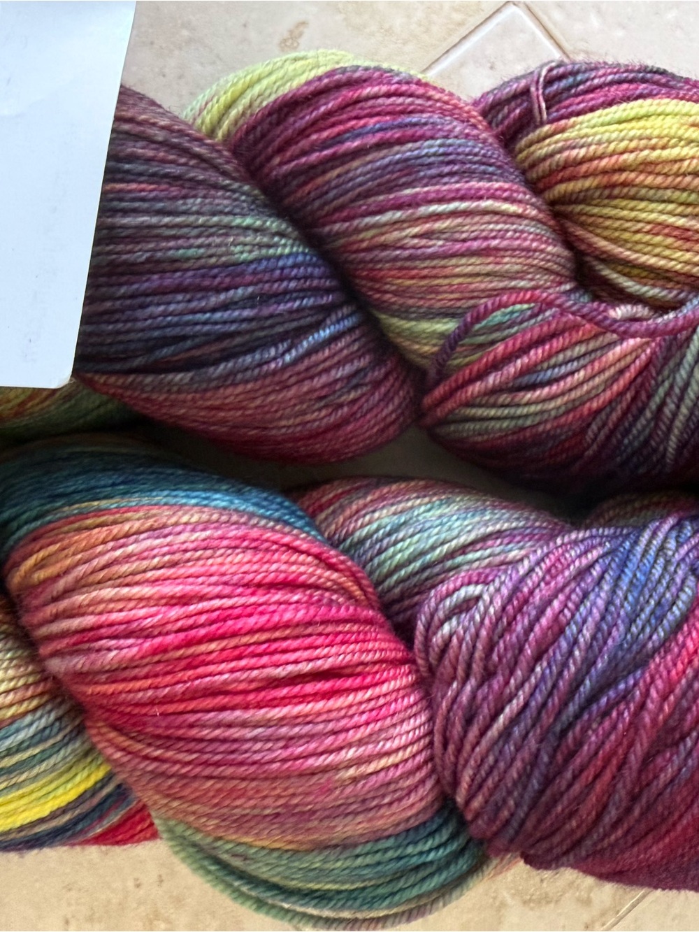 Malabrigo Multicolor Hand-Dyed Yarn - Vibrant Variegated Skein 005 Aniversario